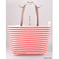 2015 New Stripe Canvas Fashion Women Handbag